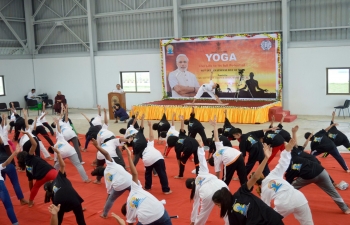 5th International Day of Yoga Celebration 2019 at CGI Sittwe