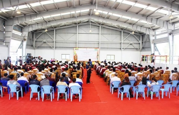 Handing over ceremony of Relief materials to Rakhine State Government on 21st January, 2020.