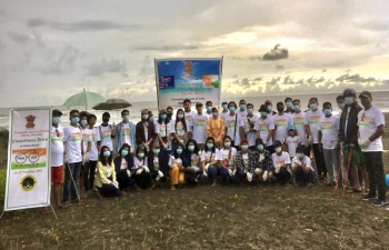 Swachta Abhiyan  at Sittwe Beach